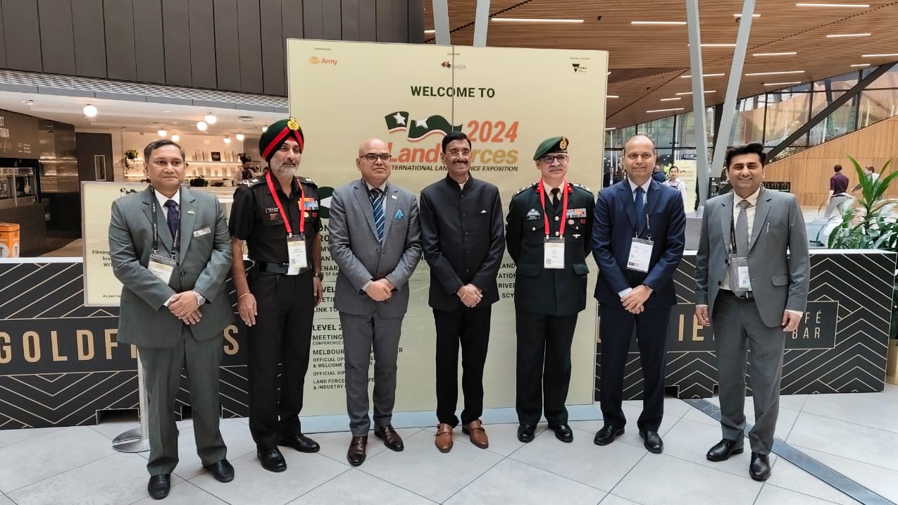 BEML Leads India Pavilion at Land Forces 2024 Global Expo in Melbourne